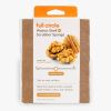 Full Circle Walnut and Cellulose Scrubber Sponges – Pack of 6 – Powerful, Non-Scratch Kitchen Sponges Made with Plant-Based Sustainable Materials
