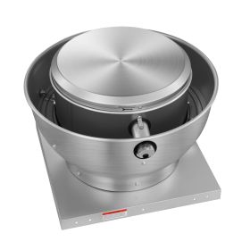 Commercial Kitchen Exhaust Fan, 2109 CFM Restaurant Canopy Hood Exhaust Fan, 0.75HP 560W Direct Drive Food Truck Hood Vent, High Speed & Low Noise