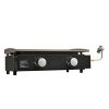 Commercial Griddle, 22.4" Heavy Duty Manual Flat Top Griddle, Countertop Gas Grill with Non-Stick Cooking Plate, Steel Natural Gas Griddle