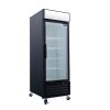 ORIKOOL Glass Door Merchandiser Freezer 19.3 Cu.ft Swing Door Commercial Reach-In Display Freezers with LED Top Panel Upright Freeze Storage