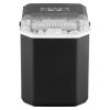 Countertop Ice Maker, 9 Cubes Ready in 6 Mins, 26lbs in 24Hrs, Self-Cleaning Portable Ice Maker with Ice Scoop and Basket