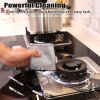 20 Pcs New Upgrade Steel Wire Dishcloth,Triple-Layer Steel Wire Cleaning Cloth,Powerful Cleaning Non-Scratch Wire Dishcloth Rag for Cookware, Sinks