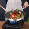 SOGA 34cm Stainless Steel Fry Pan – Large Non-Stick Induction Compatible Frying Pan Skillet for Home and Professional Kitchen Cooking
