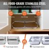 Chafing Dish Buffet Set, 8 Qt 2 Pack, Stainless Chafer with 2 Full & 4 Half Size Pans