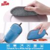 Sponges Kitchen Dish Sponge for Washing Dishes Cleaning Kitchen, All-Purpose, 6 Pack, Non Scratch, Rough Scrubbers Side for Non-Stick Cookware