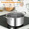 Pots and Pans Set with Handles for Household