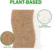 Sponges Non Scratch, 24Count, Natural Sponge for Non Stick Cookware, Sponges Kitchen, Cellulose Scrub Sponge for Dishes, Cleaning Power for Kitchen