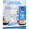 Commercial Ice Shaver Crusher, 220lbs Per Hour Electric Snow Cone Maker with 8L Ice Cube Box