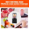 Professional Blender with Shield, Commercial Countertop Blenders, 68 oz Plastic Jar Blender Combo, Stainless Steel 9 Speed & 5 Functions Blender