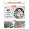 Commercial Kitchen Exhaust Fan, 2109 CFM Restaurant Canopy Hood Exhaust Fan, 0.75HP 560W Direct Drive Food Truck Hood Vent, High Speed & Low Noise