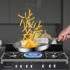 SOGA 34cm Stainless Steel Fry Pan – Top Grade, Induction Compatible Frying Pan Skillet