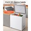Chest Freezer, 5 Cu.ft Compact Deep Freezer