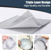 20 Pcs New Upgrade Steel Wire Dishcloth,Triple-Layer Steel Wire Cleaning Cloth,Powerful Cleaning Non-Scratch Wire Dishcloth Rag for Cookware, Sinks